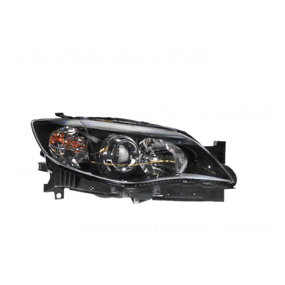 Black Head Lamp Drivers Side OEM suits Subaru Impreza/WRX/STi 2007 to 2014