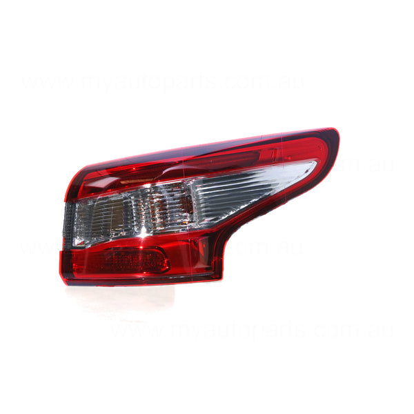 Black Red/Clear Tail Lamp Drivers Side OEM Suits Nissan Qashqai J11 2014 to 2018