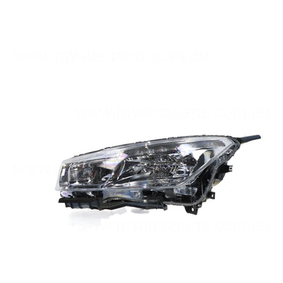 Halogen with DRL Head Lamp Passenger Side OEM Suits Peugeot 4008 2012 to 2021