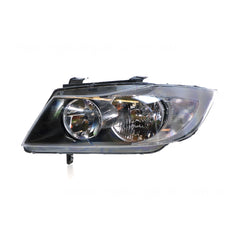 Halogen Manual Adjust Head Lamp Passenger Side OES Suits BMW 3 Series E90 2005 to 2008