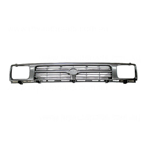 Silver Grille "T-Bar" Aftermarket Suits Toyota Hilux 8/1994 to 8/1997