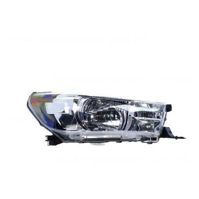 Head Lamp Drivers Side Certified suits Toyota Hilux 2015 On