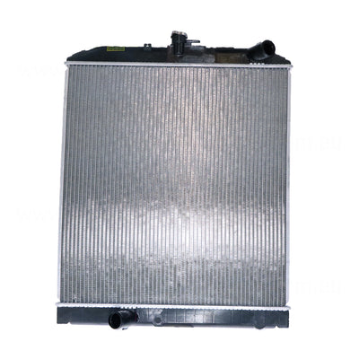 Radiator 42 mm CT 42 / Plastic Aluminium 600 x 568 x 32 mm Manual Aftermarket Suits Hino Dutro 2/3/4/5 2001 to 2007