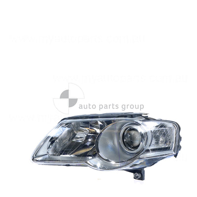 Halogen Electric Adjust Head Lamp Passenger Side OES Suits Volkswagen Passat B6 2006 to 2011