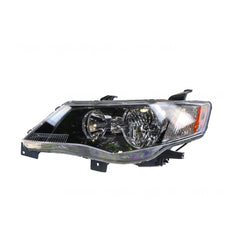 Xenon Head Lamp Black Passenger Side OEM Suits Mitsubishi Outlander ZG 2006 to 2009