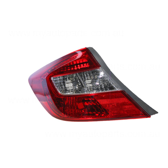 Tail Lamp Passenger Side Certified Suits Honda Civic FB 2012 to 2014