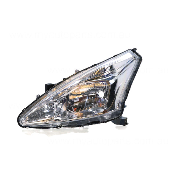 Halogen Manual Adjust Head Lamp Passenger Side OEM Suits Nissan Pulsar C12 2013 to 2016