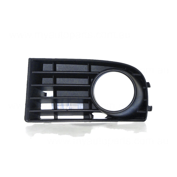 Black Front Bar Grille With Fog Light Mount Passenger Side Certified Suits Volkswagen Golf MK 5 7/2004 to 2/2009