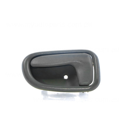 Grey Front Door Inside Handle Passenger Side Aftermarket Suits Toyota Corolla AE101R/AE102R 1994 to 1999
