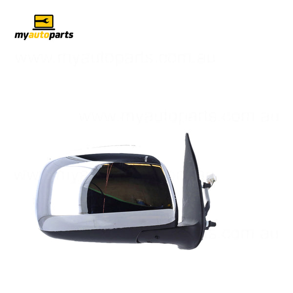 Chrome Door Mirror Electric Adjust Drivers Side Certified suits Toyota Hilux 15/25/26 Series Dual Cab/Xtra Cab 4WD SR5 2009 to 2010