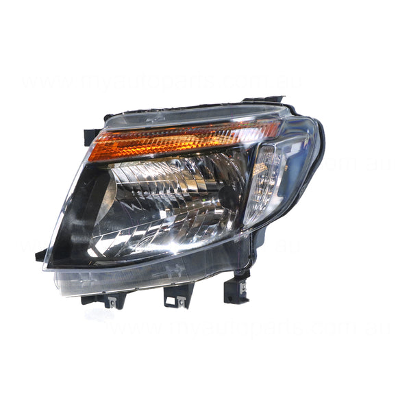 Halogen Head Lamp Passenger Side Certified Suits Ford Ranger PX 2011 to 2015