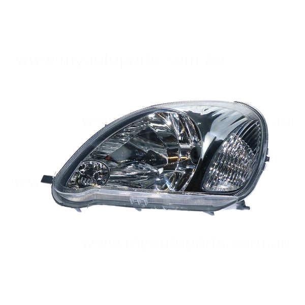 Halogen Manual Adjust Head Lamp Passenger Side Certified Suits Toyota Echo NCP10R/NCP13R 2002 to 2005