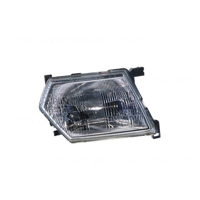 Head Lamp Drivers Side Genuine Suits Nissan Patrol GU/Y61 1997 to 2016