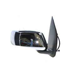 Chrome Door Mirror Drivers Side Aftermarket suits Nissan Navara D40 & Pathfinder R51 2005 to 2007
