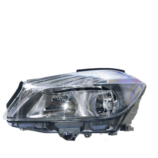 Halogen Electric Adjust Head Lamp Drivers Side OES Suits Mercedes-Benz A Class W176 2015 to 2018