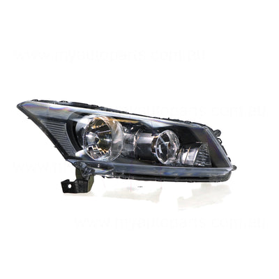 Head Lamp Drivers Side Certified Suits Honda Accord CP 2/2008 to 2/2011