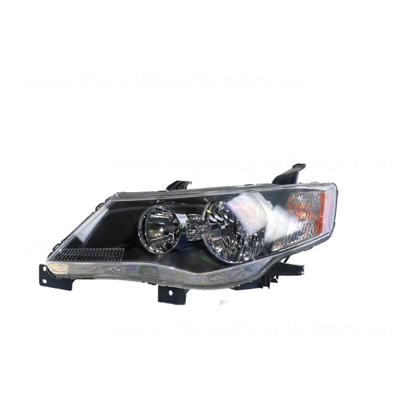 Halogen Head Lamp Passenger Side OEM Suits Mitsubishi Outlander ZG 2006 to 2007