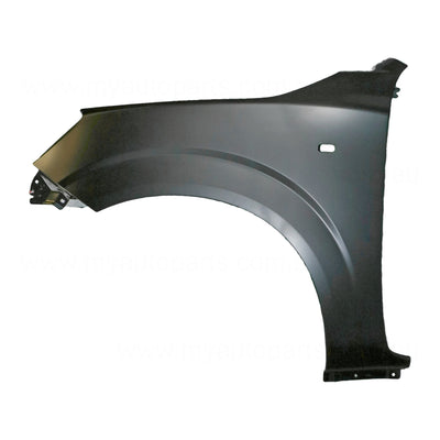 Genuine Front Guard Passenger Side With Repeater Light suits Nissan Navara Series 1, Series 2, Series 3 2015 to 2019
