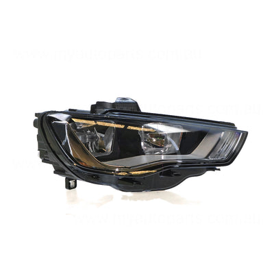 Head Lamp Drivers Side OES suits Audi A3/S3 8V 2013 to 2016