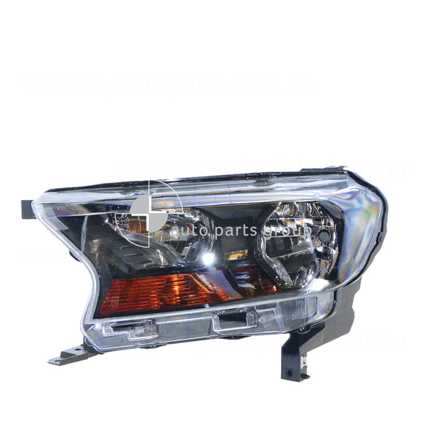Head Lamp Passenger Side Certified Suits Ford Ranger XL Plus PX 2015 to 2018