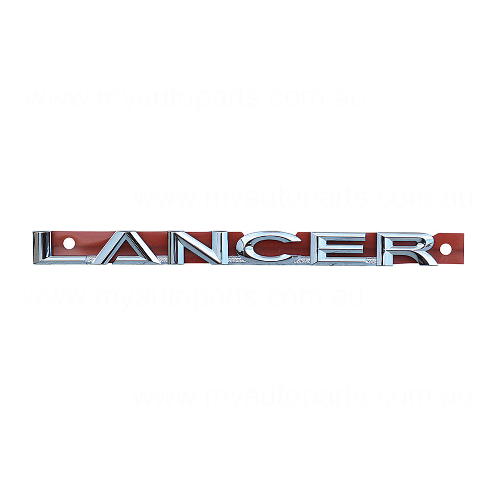 Boot lid Emblem "Lancer" OEM Suits Mitsubishi Lancer CJ 2007 to 2015
