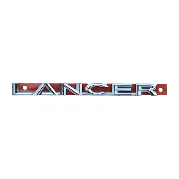 Boot lid Emblem "Lancer" OEM Suits Mitsubishi Lancer CJ 2007 to 2015