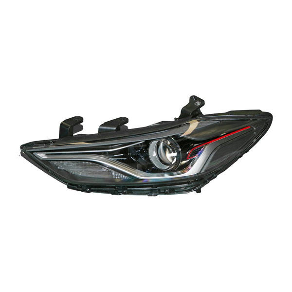 Bi-Xenon Head Lamp Passenger Side OEM Suits Hyundai Elantra AD SR Turbo 2016 to 2018