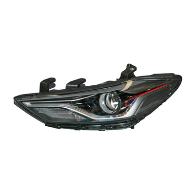 Bi-Xenon Head Lamp Passenger Side OEM Suits Hyundai Elantra AD SR Turbo 2016 to 2018