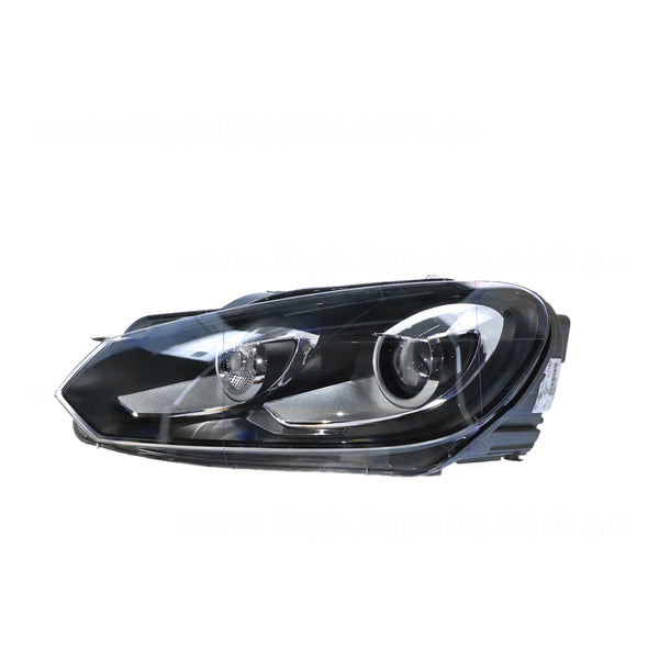 Xenon Chrome Head Lamp Passenger Side OES Suits Volkswagen Golf MK 6 2009 to 2013