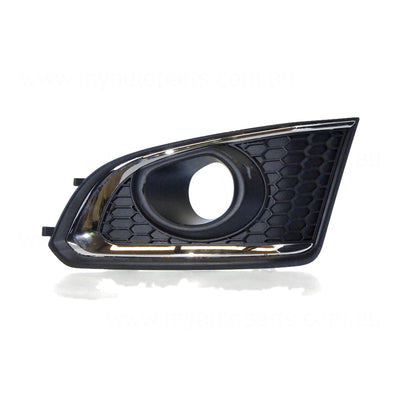 Chrome Front Bar Grille With Fog Light Mount Passenger Side OEM Suits Holden Captiva CG Series 2 12/2013 to 2/2016