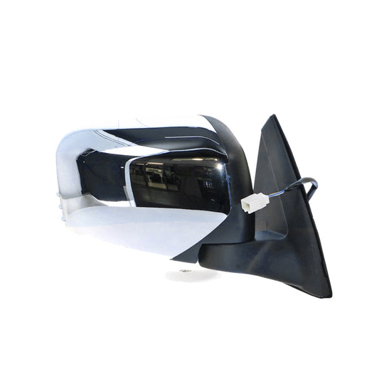 Chrome Door Mirror Electric Adjust Drivers Side Aftermarket suits Mitsubishi Triton 2006 to 2015