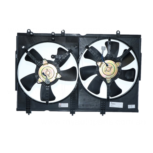 Radiator Fan Assembly Aftermarket Suits Mitsubishi Outlander ZE/ZF 2002 to 2006