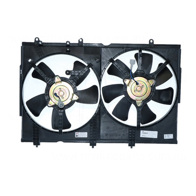 Radiator Fan Assembly Aftermarket Suits Mitsubishi Outlander ZE/ZF 2002 to 2006