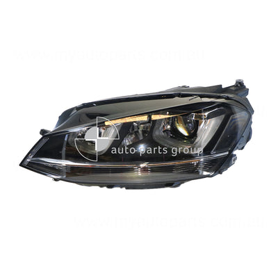 Head Lamp Passenger Side Genuine Suits Volkswagen Golf MK 7 2015 to 2017