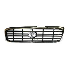 Black with Chrome Surround Grille Genuine suits Toyota Landcruiser 100 Series GXL 1/1998 to 8/2002