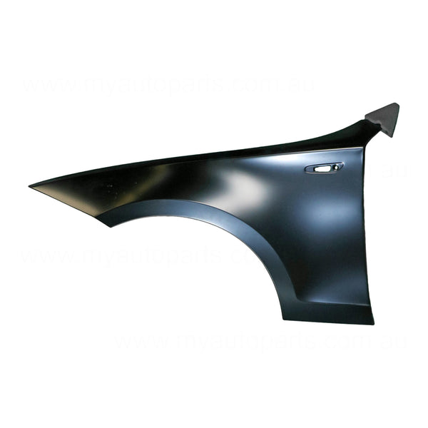 Certified Front Guard Passenger Side Black Without Flare With Repeater Light suits BMW 1 Series E88, E82, E87 2004 to 2013