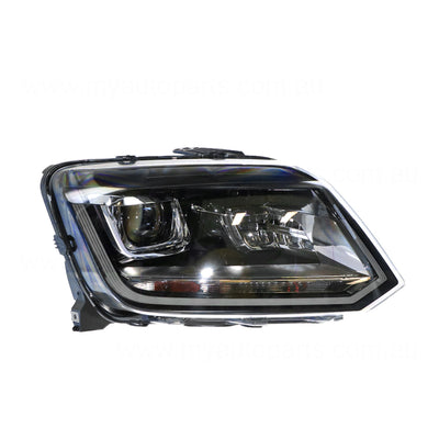 Head Lamp Drivers Side Genuine Suits Volkswagen Amarok Highline/Ultimate 2H 11/2016 On