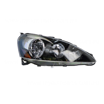 Head Lamp Drivers Side Genuine Suits Honda Integra DC 2004 to 2006