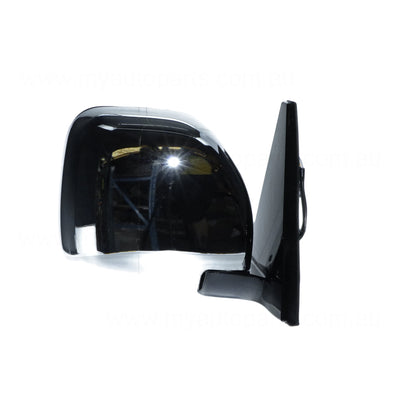 Chrome Door Mirror Electric Adjust Drivers Side Aftermarket suits Mitsubishi Pajero 2000 to 2006