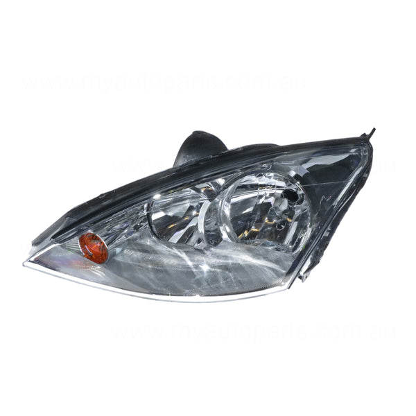 Halogen Manual Adjust Head Lamp Passenger Side Certified Suits Ford Focus LR 2002 to 2004