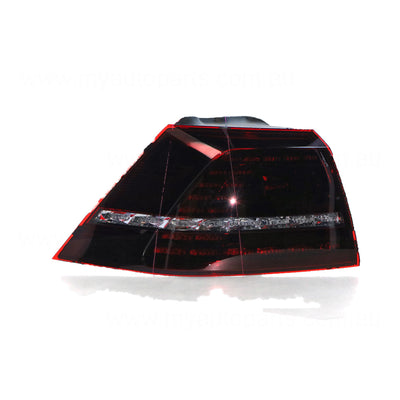 LED Tail Lamp Passenger Side OES Suits Volkswagen Golf R MK 7 4/2014 to 7/2017