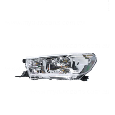 Head Lamp Passenger Side Genuine suits Toyota Hilux 2015 On