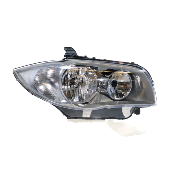 Halogen Silver Head Lamp Drivers Side Certified Suits BMW 1 Series E87 2004 to 2007