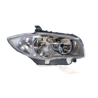 Halogen Silver Head Lamp Drivers Side Certified Suits BMW 1 Series E87 2004 to 2007