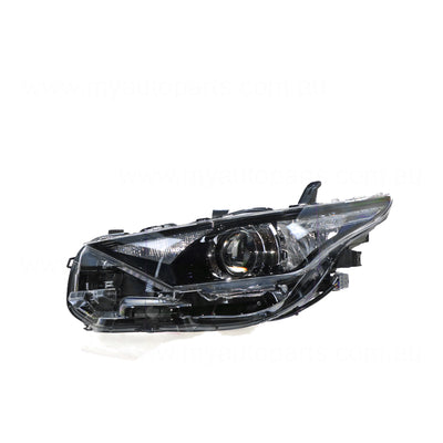 Xenon Electric Adjust Head Lamp Passenger Side Genuine Suits Toyota Corolla ZRE182R 2015 to 2018