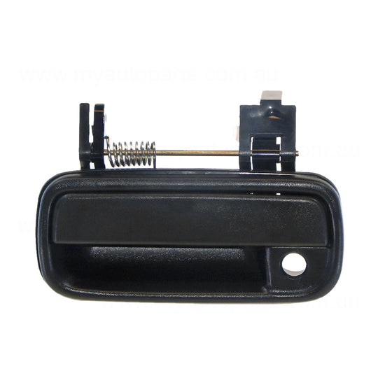 Black Front Door Outer Handle Passenger Side Aftermarket suits Toyota Hilux 140/150/160/170 Series 1997 to 2005