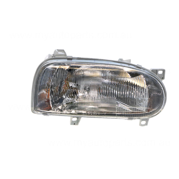 Head Lamp Drivers Side Certified Suits Volkswagen Golf MK 3 1994 to 1998