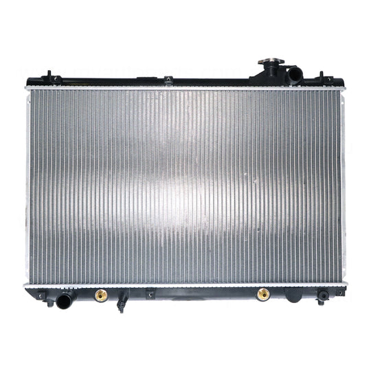 Radiator 33 mm 33 / Plastic Aluminium 450 x 728 x 26 mm Mauto 3.3 L 3MZFE Aftermarket Suits Toyota Kluger MCU28R 2003 to 2007