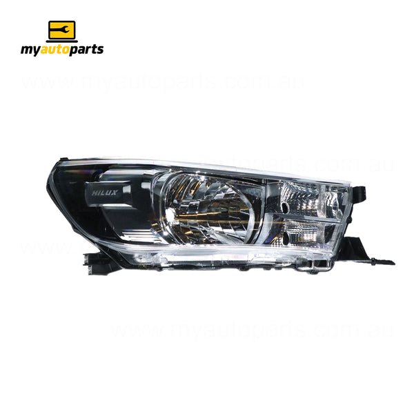 Head Lamp Drivers Side Genuine suits Toyota Hilux 2015 On