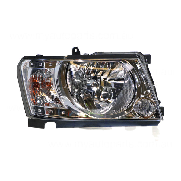 Head Lamp Drivers Side OEM Suits Nissan Patrol GU/Y61 1997 to 2016